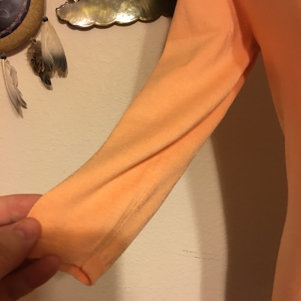 Moda International Peach Silk Sweater Nwt S — image 3 of 8